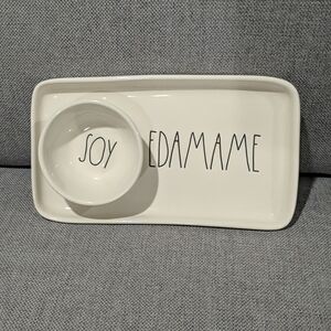 Rae Dunn Soy Edamame Appetizer Serving Tray